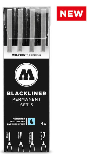 Molotow Fineliners Black 3pcs
