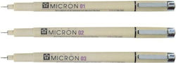 Sakura MICRON Μαρκαδόρος Σχεδίου Μαύρος