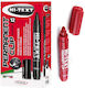 Etafelt Hi-Text Permanentmarker 4mm Rot 12Stück