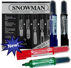 Snowman Board Marker Green