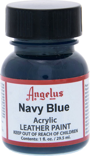 Angelus Acrylic Βαφή για Δερμάτινα Παπούτσια Navy Blue 1τμχ