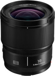 Panasonic Lumix S 18mm f/1.8 Full Frame for Leica L Mount Panasonic Lumix S 18mm f/1.8 Full Frame for Leica L Mount