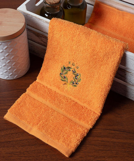 Silk Fashion Hotelhandtuch 50x30 cm Orange