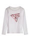 Guess Kids' Blouse Long Sleeve White