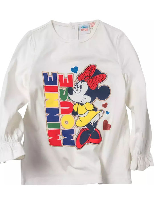 Disney Παιδική Μπλούζα Κοντομάνικη Λευκή