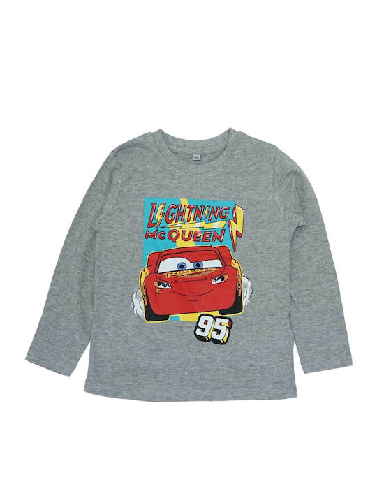 Kinderhemd Langarm Gray Cars
