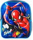 Setino School Backpack For Kindergarten With Water Bottle Holder Blue 25 x 11 x 32cm