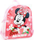 Setino School Backpack for Kindergarten with Water Bottle Holder Pink 27 x 11 x 30cm