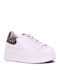 'moby' Γυναικεία Flatforms Sneakers Λευκά