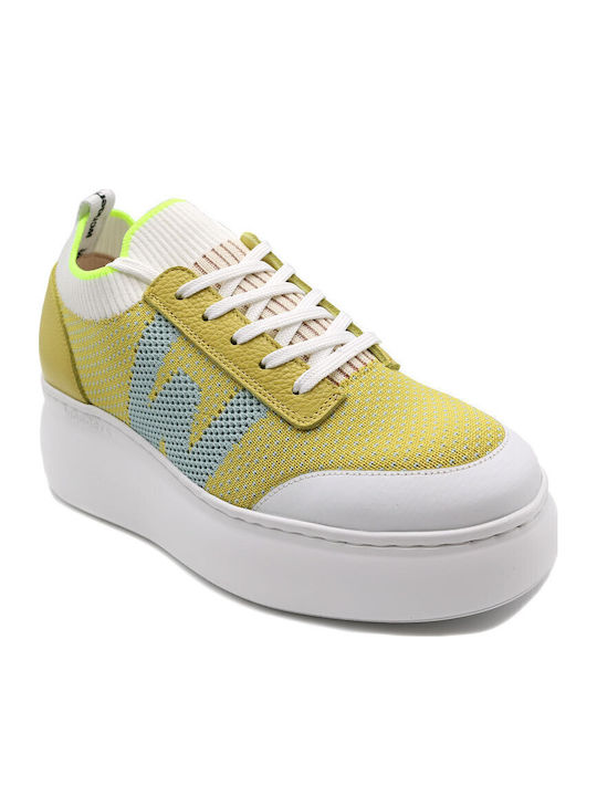 Wonders Damen Sneakers Gelb