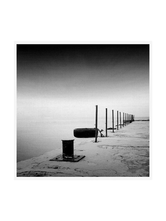 Walls Кей на морето Картина Платнен 60x60см