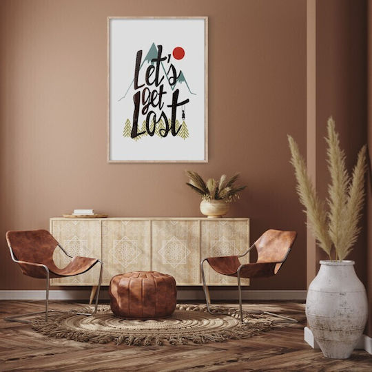 Walls Let's Get Lost Rahmen Holz 20x30cm