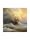 Walls Кораб в бурно море Картина Платнен 60x60см
