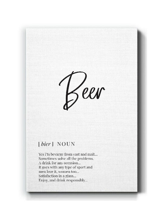 Walls Beer Canvas Painting 40x50cm