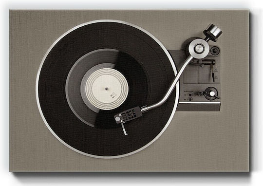 Walls Vintage Turntable Painting on Canvas 20x15cm