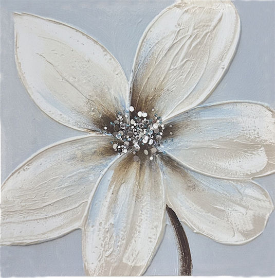 General Trade Tablou pe Pânză Ecru, Sky Blue 40x40cm