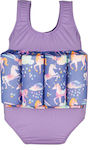 Bubbles Lover Kids' Life Jacket Unicorns Purple