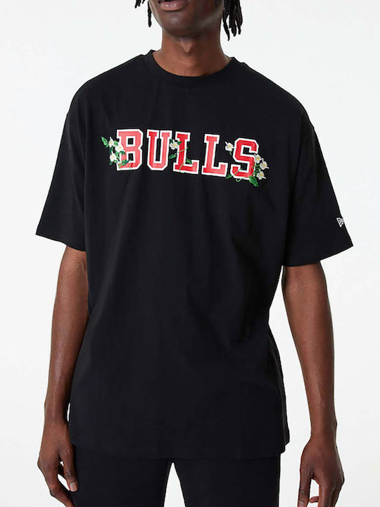 New era 60357099 NBA Infill Logo Phosun Short Sleeve T-Shirt Black