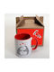 Becher Keramik Weiß 325ml