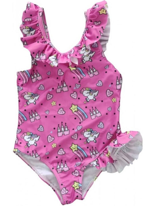 iEFiEL Costum de baie pentru copii Întreg Roz