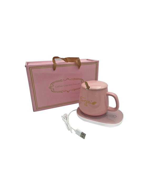 Tasse Keramik Rosa 350ml 1Stück