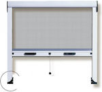 Screen Window Vertical Movement White 240x80cm 080240