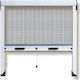 Primo Disegno Screen Window Vertical Movement Black 150x125cm
