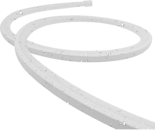 Geyer Wasserdicht LED-Streifen 24V Natürliches Weiß Licht 5m Neon Flex