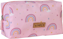 Saro Rainbow Κασετίνα Βαρελάκι Ροζ