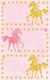 bsb Notebook Labels Unicorn 9pcs