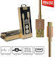 MUJU Regular USB 2.0 to micro USB Cable Ροζ Χρυσό 1m (1218.104)