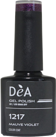 Dea Ημιμόνιμο Βερνίκι Νυχιών Μωβ με Glitter 8ml