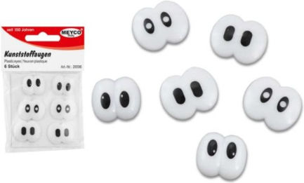Meyco 3D Plastic Decorative Element for DIY Crafts White