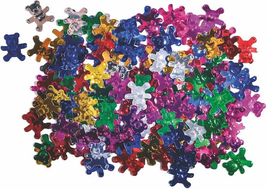 Junior Plastic Craft Sequin Multicolor 19mm 14gr