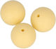 Artemio Craft Beads Yellow 15mm 3pcs