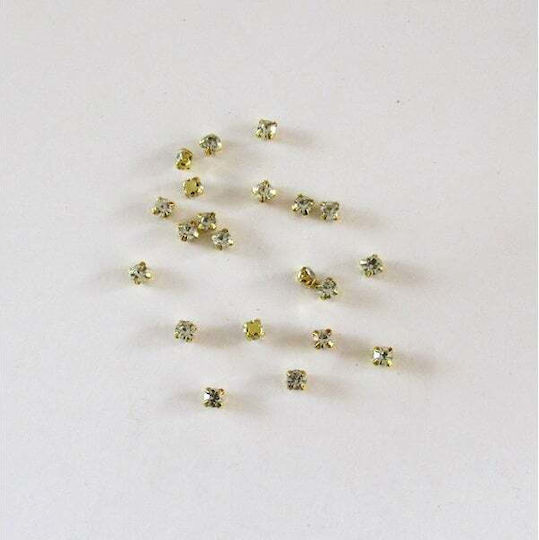 Faitakis Pack Χάντρες Χειροτεχνίας σε Χρυσό χρώμα 4mm 16gr 180τμχ