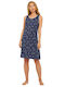 Harmony Summer Mini Dress Blue