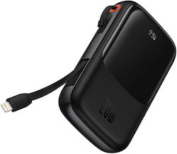 Baseus Qpow Pro Overseas Edition 10000mAh 20W Μαύρο