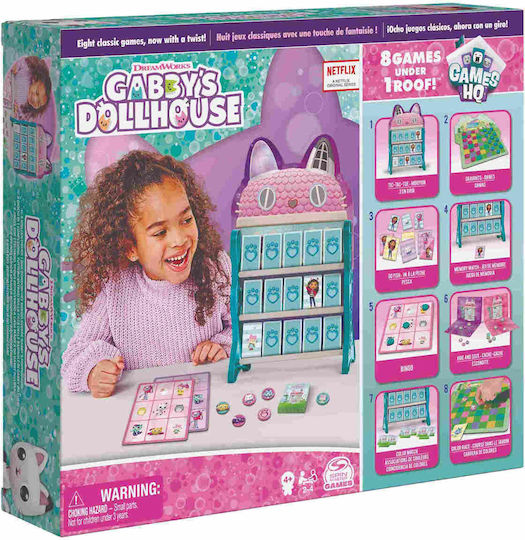 Joc de Societate Gabby's Dollhouse pentru 2-4 Jucători 4+ Ani (EN) Spin Master