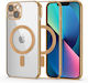 Tech-Protect Magshine Back Cover Gold (iPhone 13)