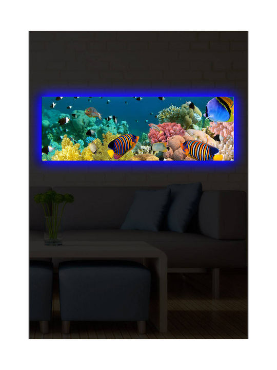 mit LED-Beleuchtung 90x90cm