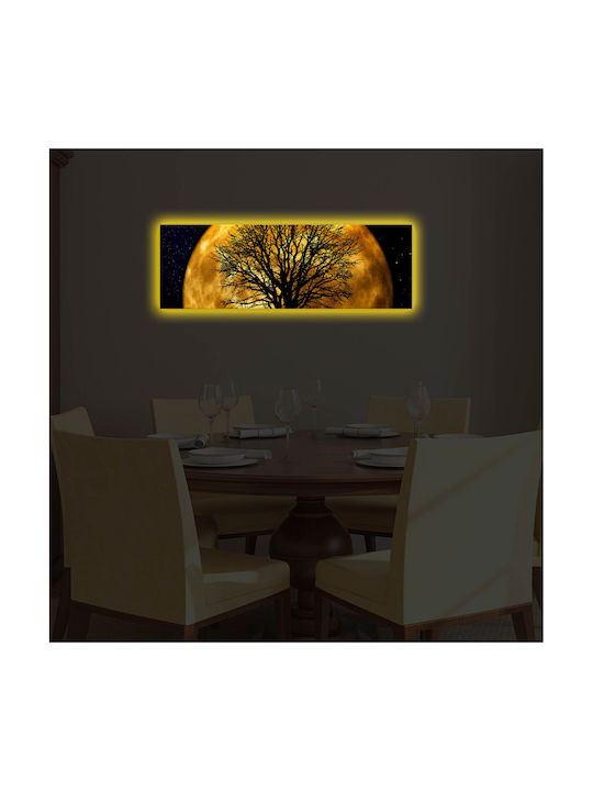 Painting on Canvas with LED Lighting 90x90cm