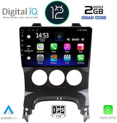 Digital IQ Car-Audiosystem für Peugeot 3008 2008-2016 mit A/C (Bluetooth/USB/WiFi/GPS/Apple-Carplay) mit Touchscreen 9"