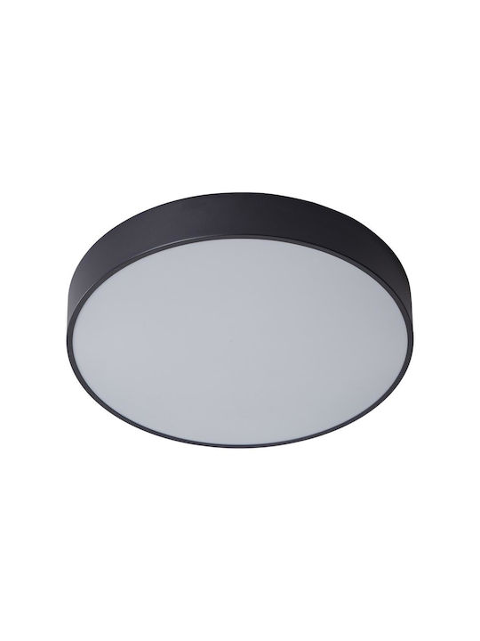 Italux Modern Plastic Ceiling Light with Integrated LED Black