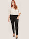 Women's Fabric Trousers Black