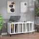vidaXL Έπιπλο Hi-Fi με 6 Ράφια Λευκό 38x100x48cm