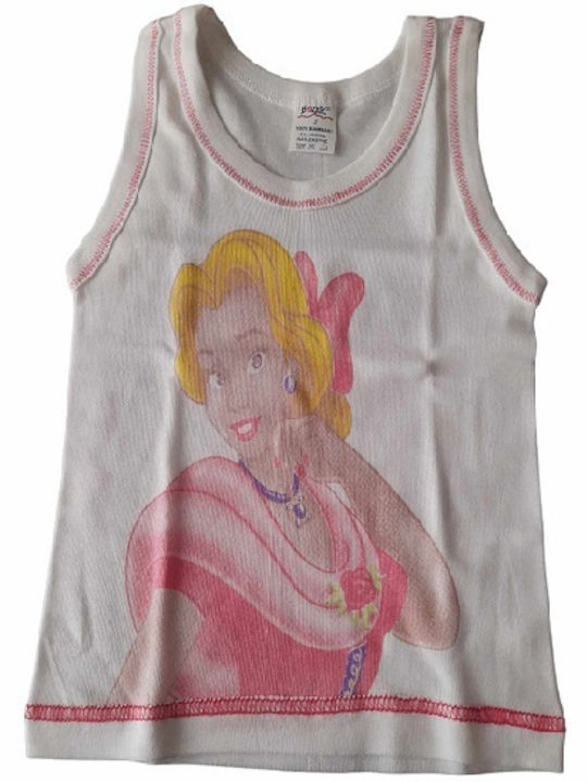 Bozer Kinder-Unterhemd Tank-Top Weiß