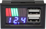 Car Voltmeter Digital Instrument