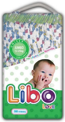 Libo Tape Diapers Love No. 5 for 12-25 kgkg 40pcs