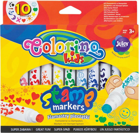 Colorino Μαρκαδόροι Ζωγραφικής Χονδροί Σετ 10 χρώματα